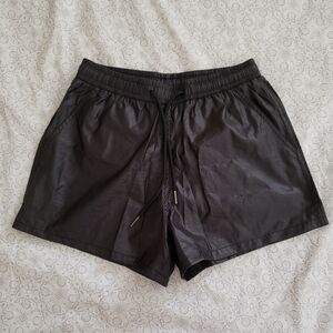 Black Drawstring Shorts